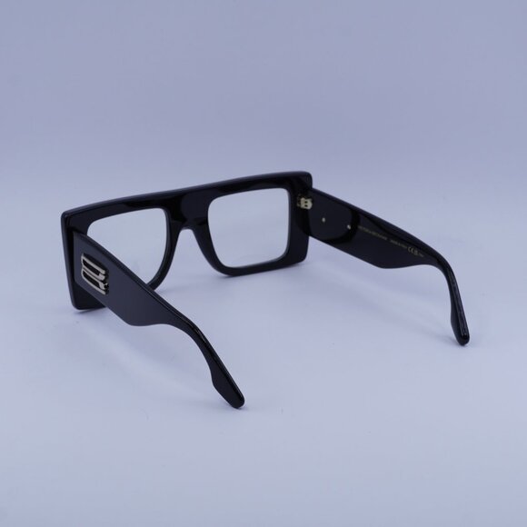 Victoria Beckham VB677S 006 Sunglasses Black Square Frame, Transparent Lenses - Picture 7 of 11